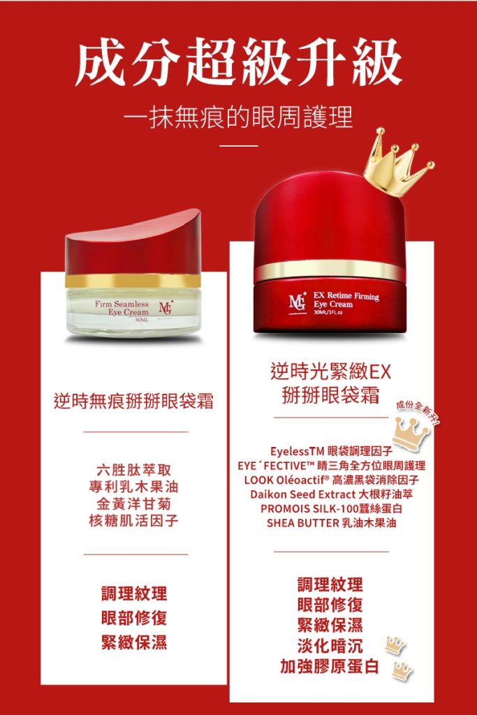 逆時光緊緻EX掰掰眼袋霜 EX第二代加強升級版